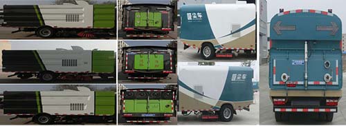 程力威牌CLW5120TXC6SL型吸尘车