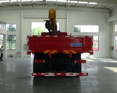 程力威牌CLW5255JSQ6SZ型随车起重运输车