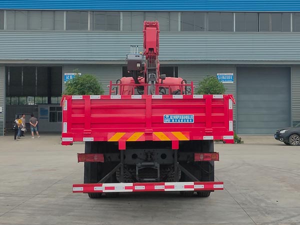 程力威牌CLW5250JSQDDP型随车起重运输车