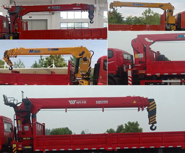 程力威牌CLW5160JSQ6SZ型随车起重运输车